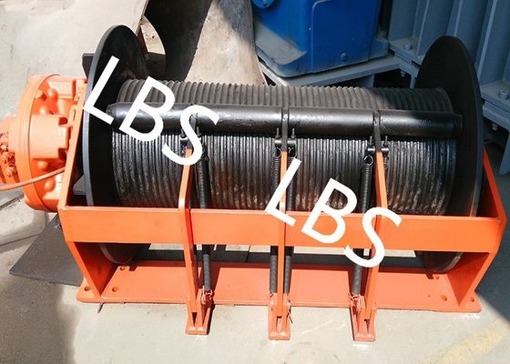 Portable Small Hydraulic Cable Winch With Hydraulic Motor 10KN - 400KN