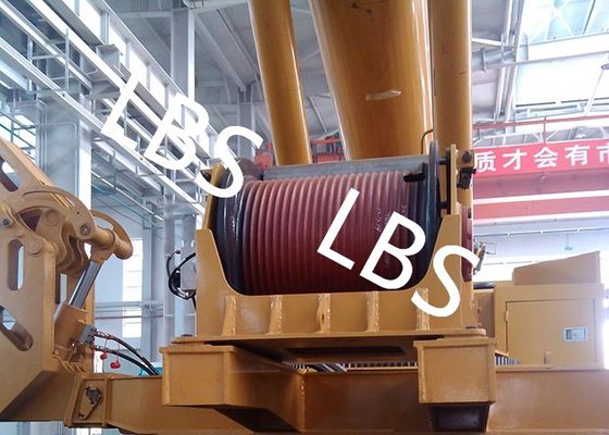 Electric / Hydraulic Crawler Crane Winch Crane Windlass Groove Drum