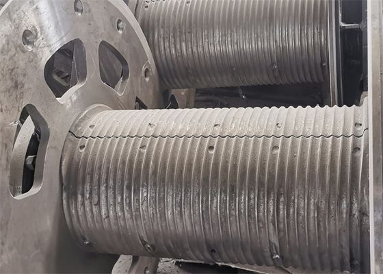 Maniche staccabili spaccate di Lebus saldate o serrate al tamburo dell'argano