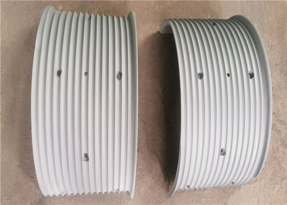 Acciaio al carbonio personalizzato Lebus Sleeve Half Split For Crane Winch Drum Winding Wire Rope