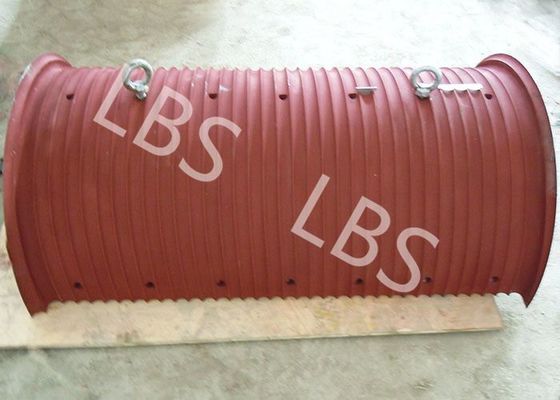 Tamburo dell'argano del cavo o del cavo metallico che richiede il materiale dell'acciaio della manica di Lebus