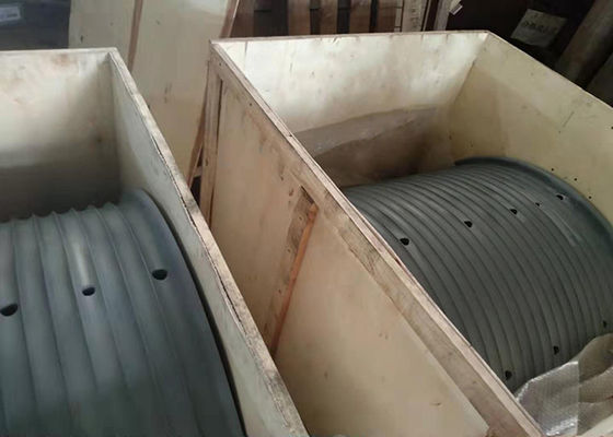 Maniche scanalate tamburo d'acciaio ad alta resistenza dell'argano del grande diametro completamente lavorate